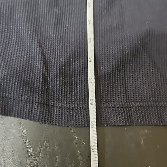 Outdoor Voices Black Waffle Knit Thermal Long Sleeve Tee XL - Picture 7 of 9